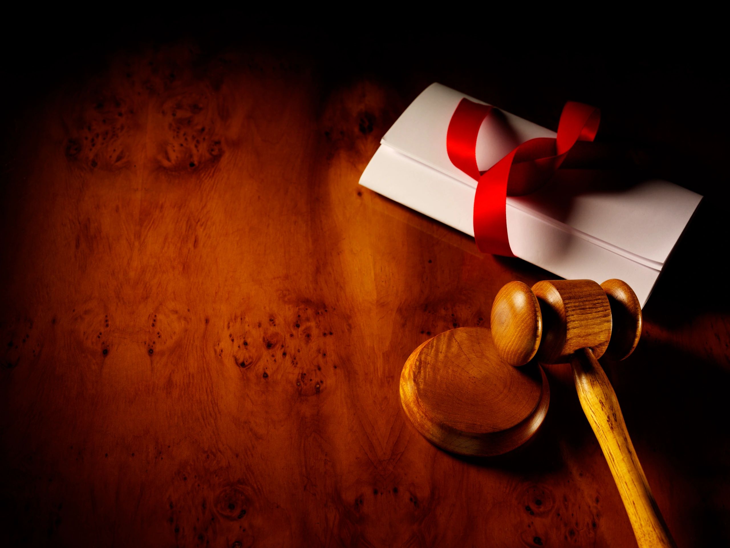 legal documents judge gavel formal
